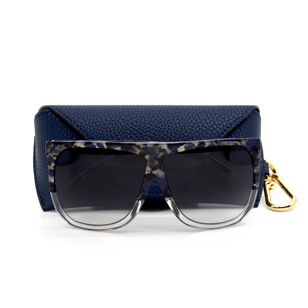 LOEWE LW40001F 56B FILIPA TRANSPARENT GREY SMOKE GRADIENT AUTHENTIC SUNG… - Picture 11 of 14